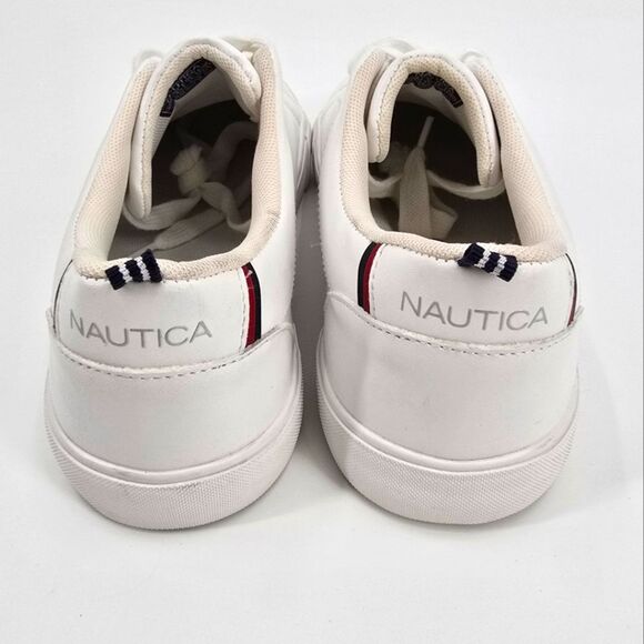 Nautica Men's White Sneakers Size 10.5 NWOB - Picture 3 of 6